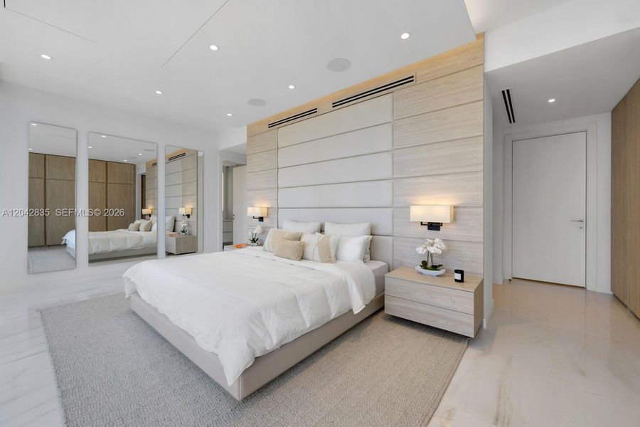 Furnished interior view inside a new home in Aston Martin Residences, Miami (Image 13).