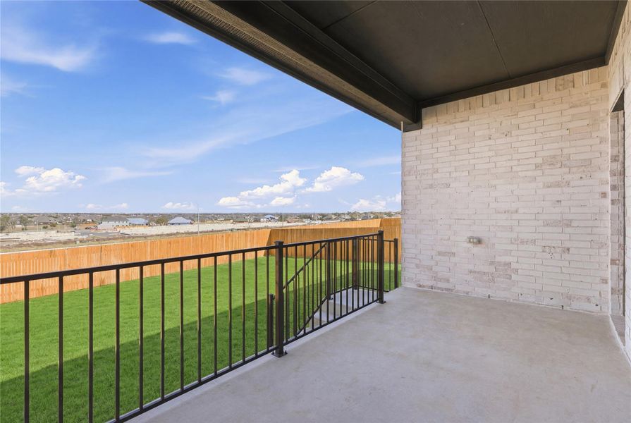 Exterior details and patio area of a home in Rosenbusch Ranch, Leander (Image 18).