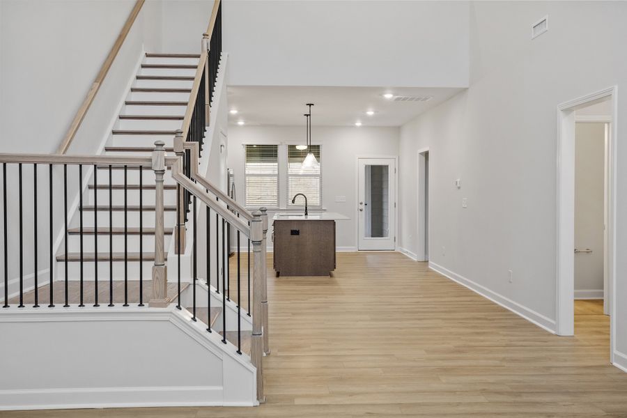 Spacious, unfurnished interior of a new home in Ovation at Sweetbrier, Durham (Image 16).