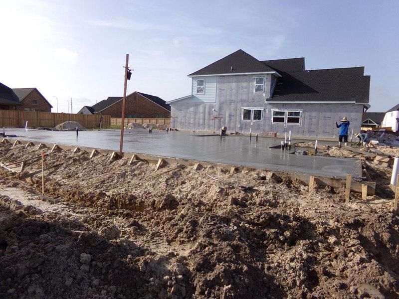 Every foundation at DWH is engineered and it’s inspected three times! We do not do “batch” testing.  Rest easy knowing your foundation comes with a 10 year warranty.