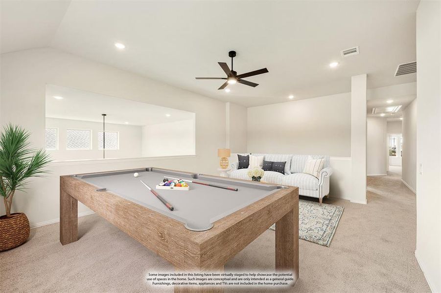 Furnished interior view inside a new home in Trees Farm, DeSoto (Image 8). Furnished interior view inside a new home in Trees Farm, DeSoto (Image 8).