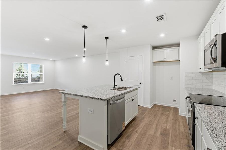 Furnished interior view inside a new home in Silver Leaf, Dawsonville (Image 6).