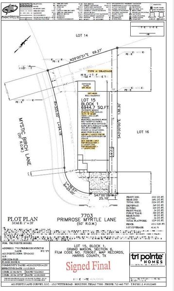 2D floor plan layout of this home in The Ridge at Mason Woods, Cypress, TX (Image 2). 2D floor plan layout of this home in The Ridge at Mason Woods, Cypress, TX (Image 2).