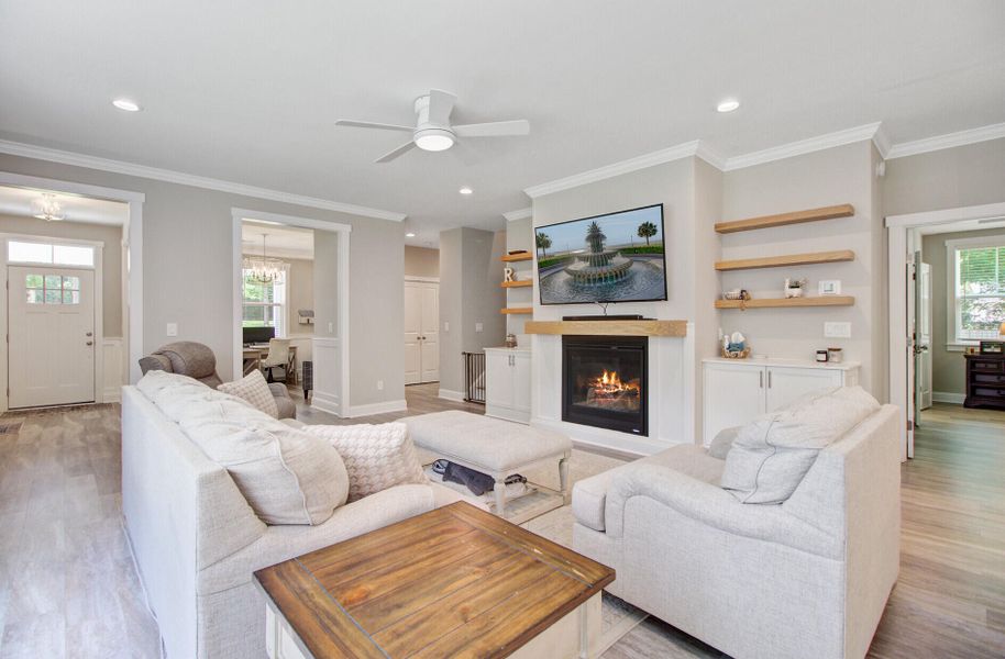 Furnished interior view inside a new home in , Ridgeville (Image 42). Furnished interior view inside a new home in , Ridgeville (Image 42).