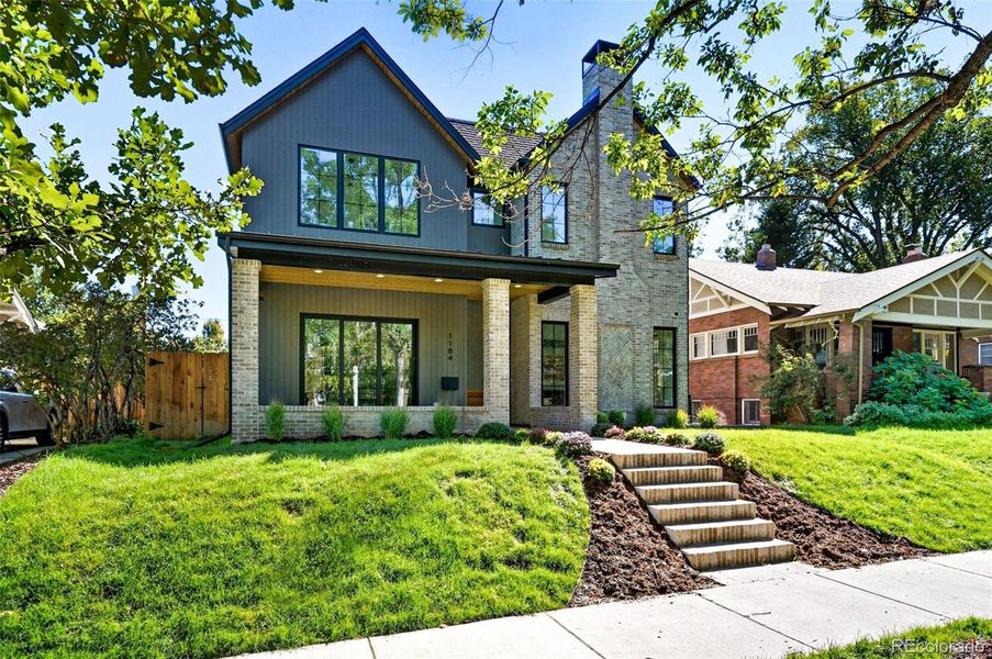 Front exterior of a new home in , Denver, CO, highlighting curb appeal (Image 19).
