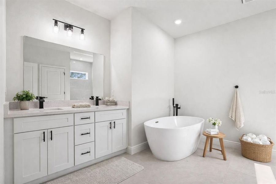 Furnished interior view inside a new home in , Ocala (Image 35).