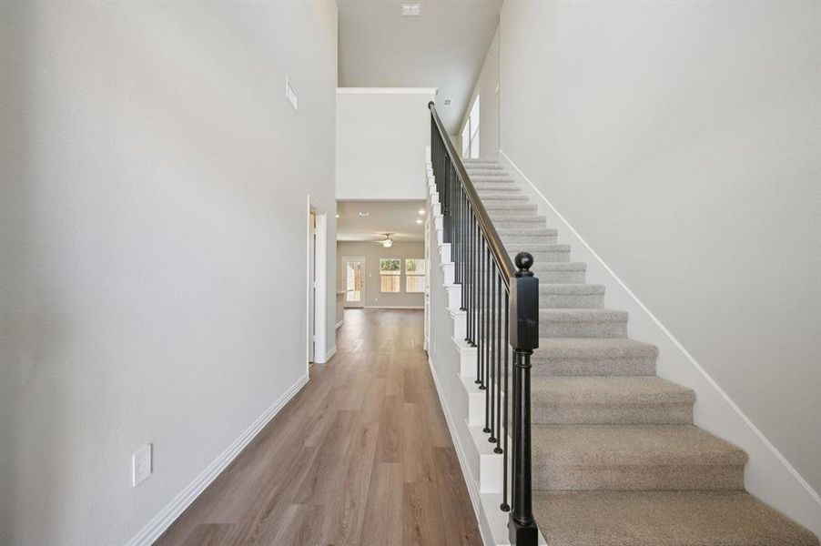 Photo is not of the actual home, but is an inspirational photo of builder’s model home and may depict options, furnishings, and/or decorator features that are not included.