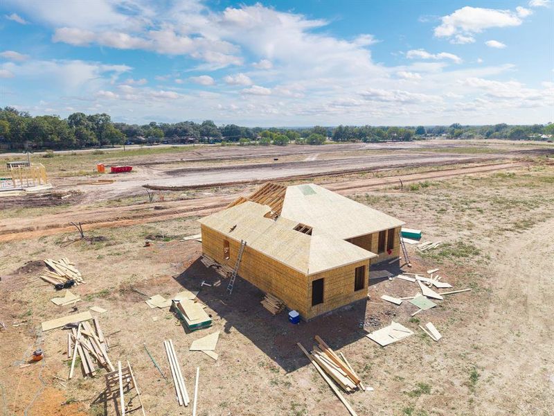 In-progress construction of a new home in , Early, TX (Image 12).