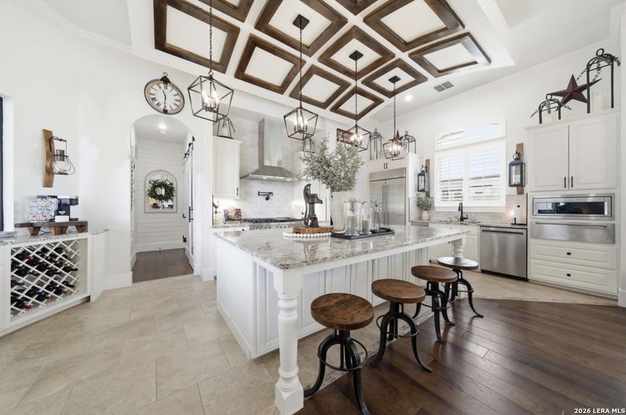 Furnished interior view inside a new home in , New Braunfels (Image 38).