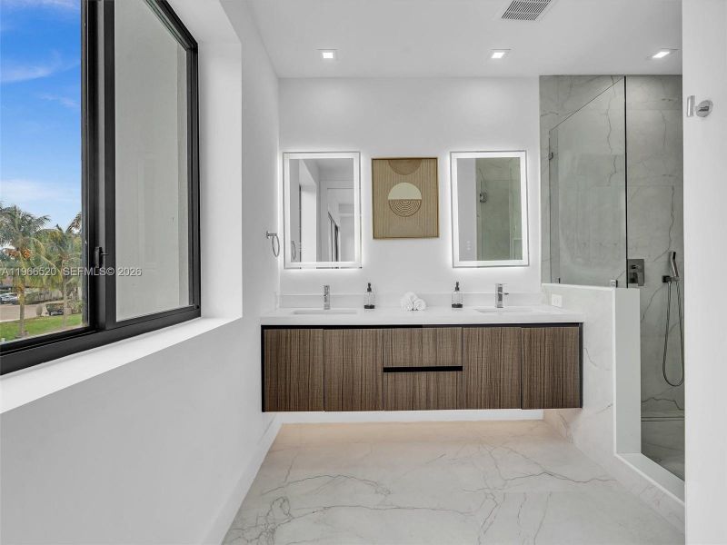 Furnished interior view inside a new home in , Dania Beach (Image 12). Furnished interior view inside a new home in , Dania Beach (Image 12).