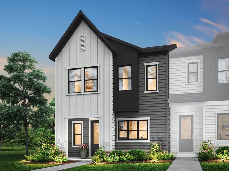 Representative exterior photo of a completed home built from the Sawyer by Tri Pointe Homes in Grahym at Southbridge, Fort Mill, SC (Image 23).