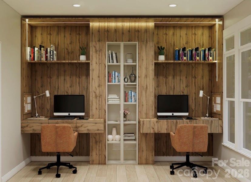 Furnished interior view inside a new home in , Lenoir (Image 12).