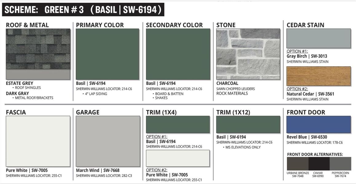 Sample of building materials used in homes in Goodnight Ranch, Austin (Image 5). Sample of building materials used in homes in Goodnight Ranch, Austin (Image 5).