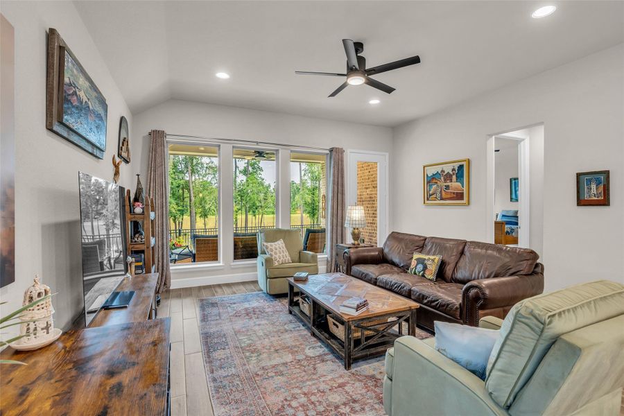 The living room provides a tranquil retreat for gatherings or relaxation. The living room provides a tranquil retreat for gatherings or relaxation.