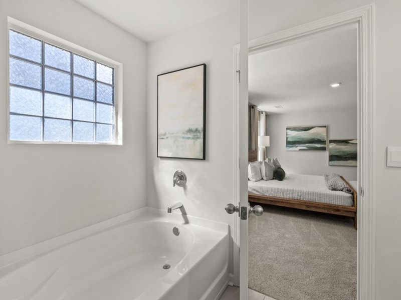 Furnished interior view inside a new home in Falcon Landing, Gainesville (Image 15).