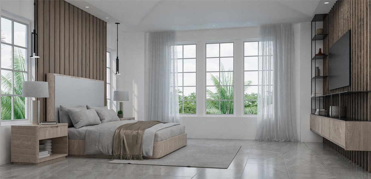 Furnished interior view inside a new home in , Delray Beach (Image 4).