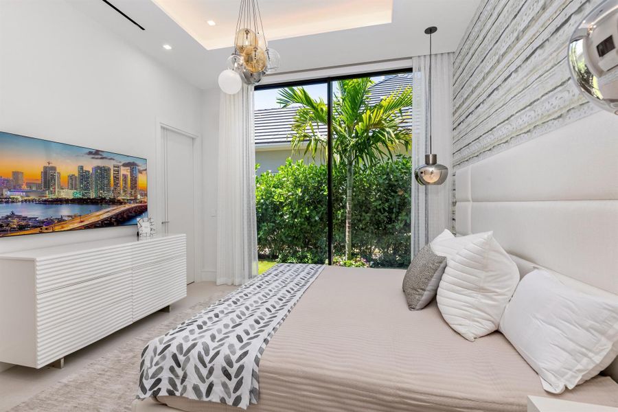 Furnished interior view inside a new home in , Boca Raton (Image 63).