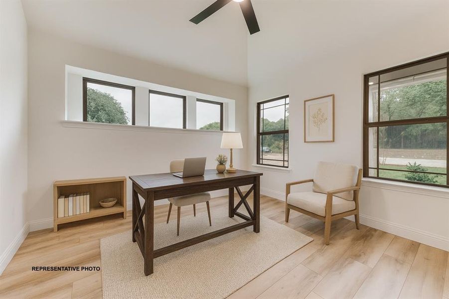 Furnished interior view inside a new home in , Springtown (Image 11). Furnished interior view inside a new home in , Springtown (Image 11).