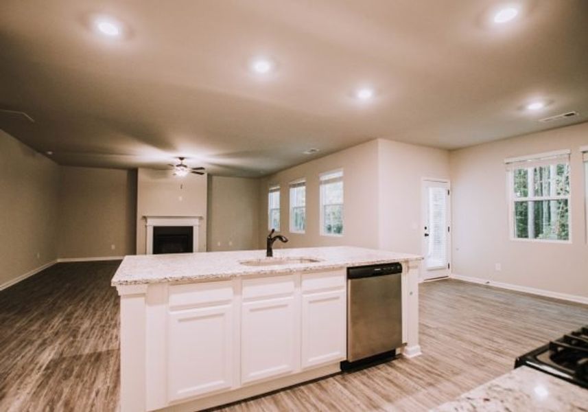 Representative furnished interior of a home built from the Reynolds by Piedmont Residential in Hampton Ridge, Jefferson (Image 7).