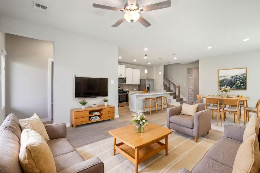 Photo is not of the actual home, but is an inspirational photo of builder’s model home and may depict options, furnishings, and/or decorator features that are not included