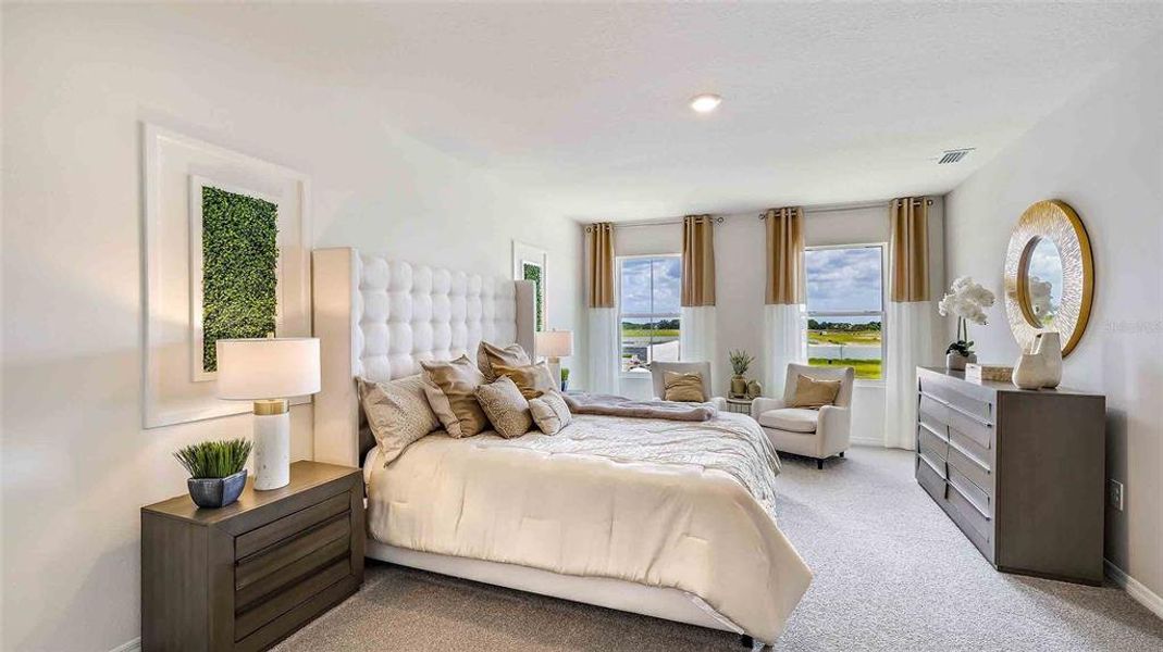 Furnished interior view inside a new home in Silverstone North, Palmetto (Image 7).