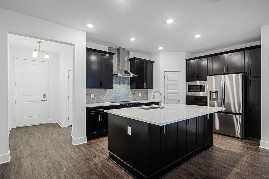 Furnished interior view inside a new home in Harvest at Ovation - Townhomes, Winter Garden (Image 7).