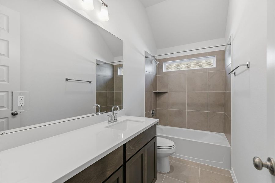 Furnished interior view inside a new home in Southern Pointe, College Station (Image 10).