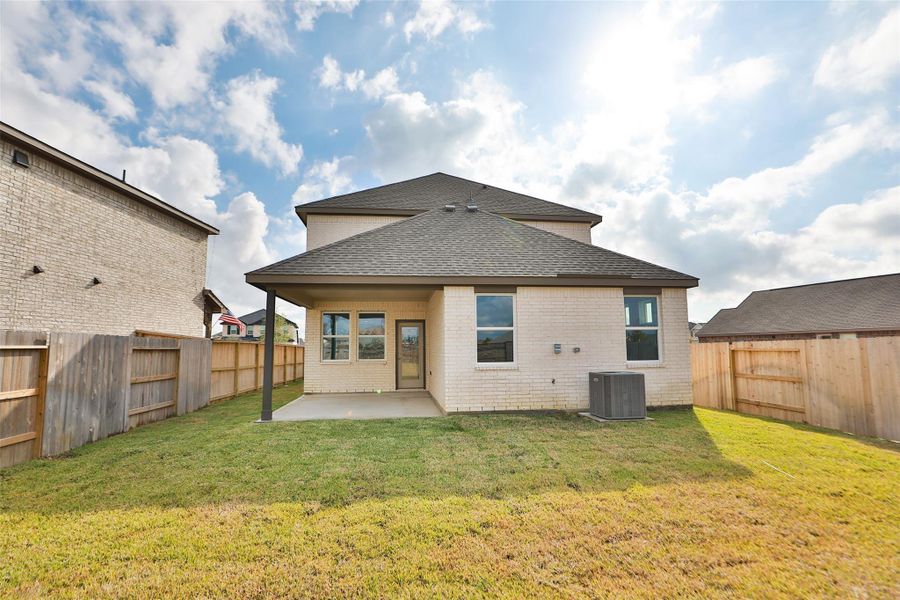 Exterior details and patio area of a home in Cypress Green, Hockley (Image 13).