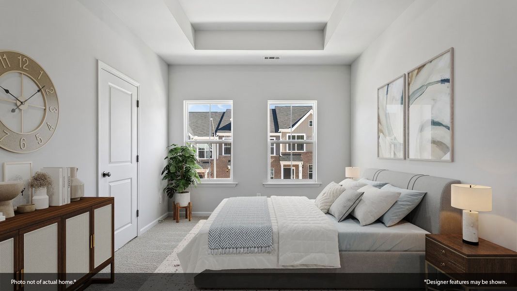 Furnished interior view inside a new home in Renaissance at White Oak, Garner (Image 7).