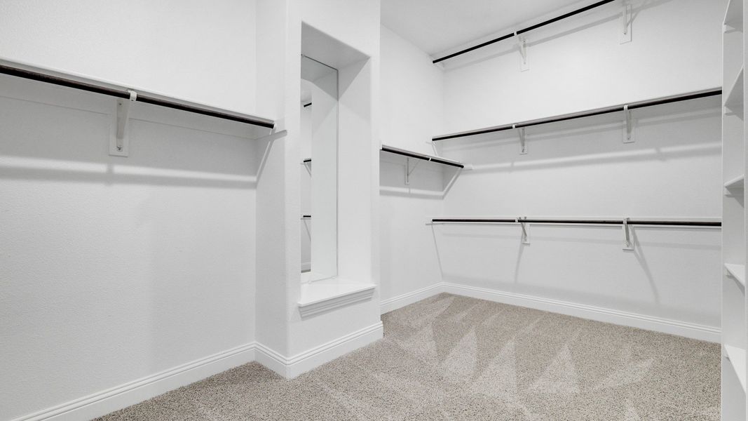 Representative furnished interior of a home built from the Stanford by DRB Homes in Creekhaven, Iowa Colony (Image 14).