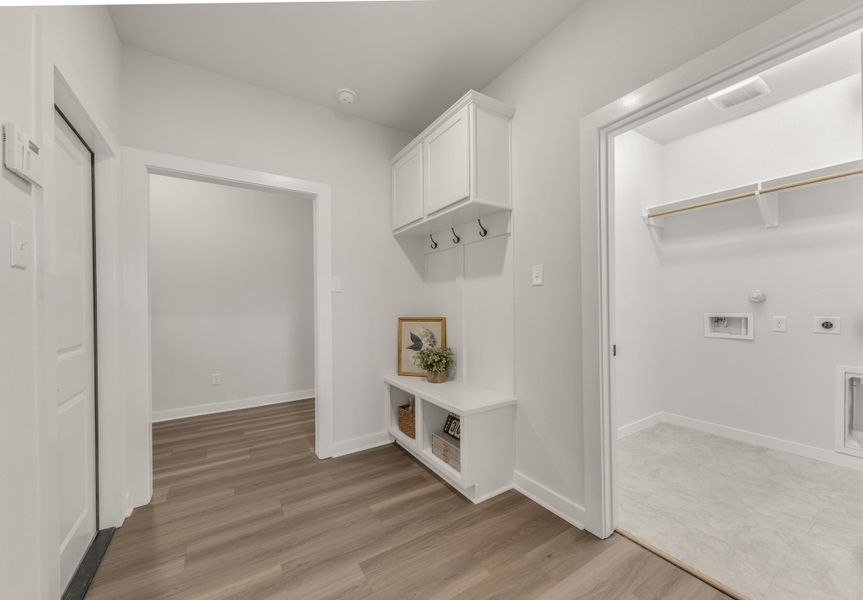 Representative furnished interior of a home built from the The Dahlia by Avonley Homes in Mission Ranch, College Station (Image 16). Representative furnished interior of a home built from the The Dahlia by Avonley Homes in Mission Ranch, College Station (Image 16).