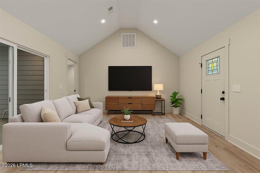 Furnished interior view inside a new home in , Beaufort (Image 11).