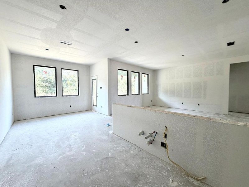 Actual progress of your home.