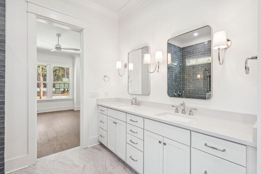 Furnished interior view inside a new home in , Awendaw (Image 14).