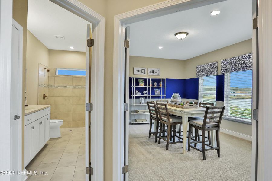 Furnished interior view inside a new home in Silver Landing at SilverLeaf, St. Augustine (Image 21).