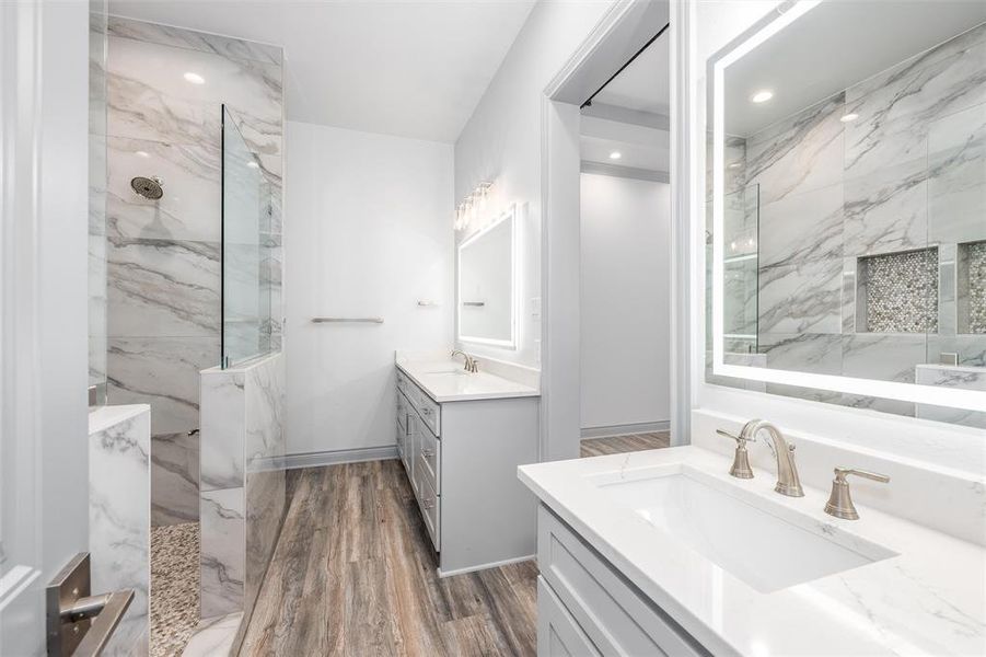 Furnished interior view inside a new home in , Enchanted Oaks (Image 12).