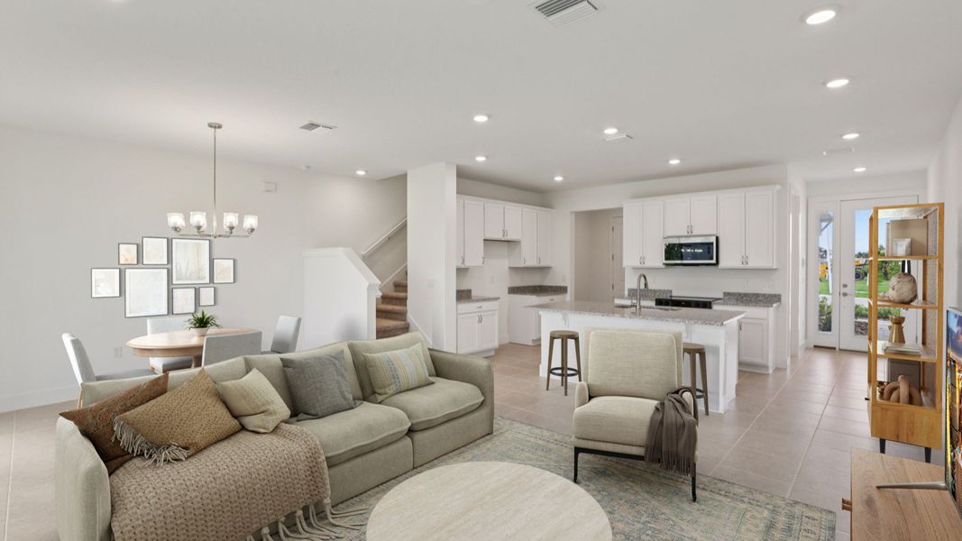 The Virtually Staged Main Floor