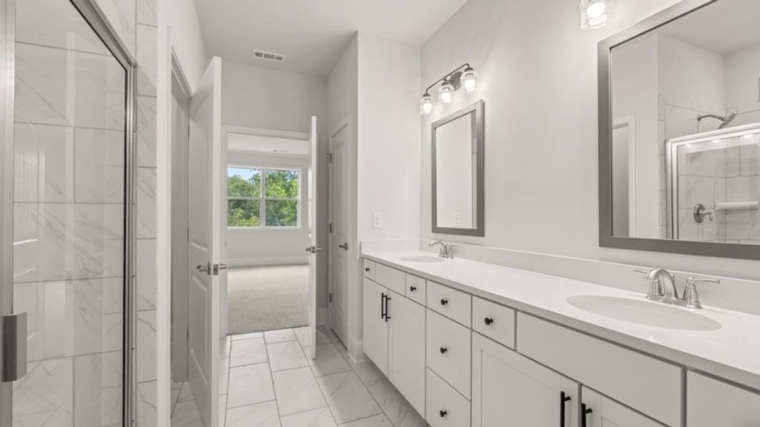 Furnished interior view inside a new home in Hamptons at Riverwood North, Dallas (Image 9).