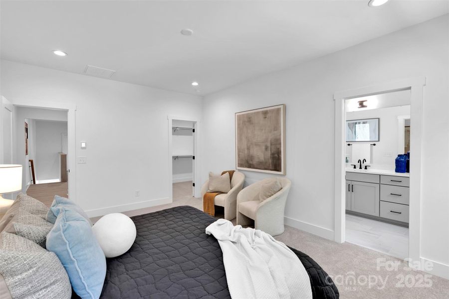 Furnished interior view inside a new home in , Charlotte (Image 9).