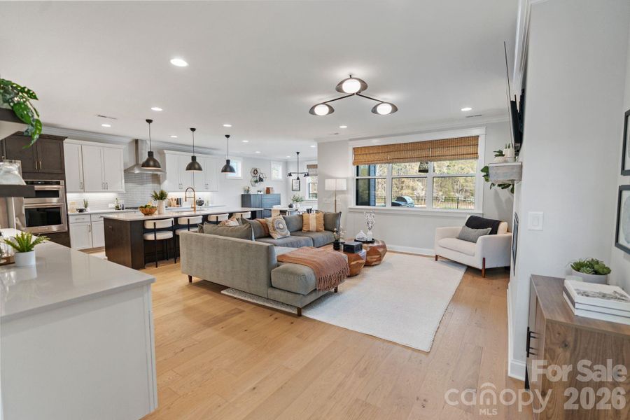 Furnished interior view inside a new home in Amara Chase, Huntersville (Image 19).