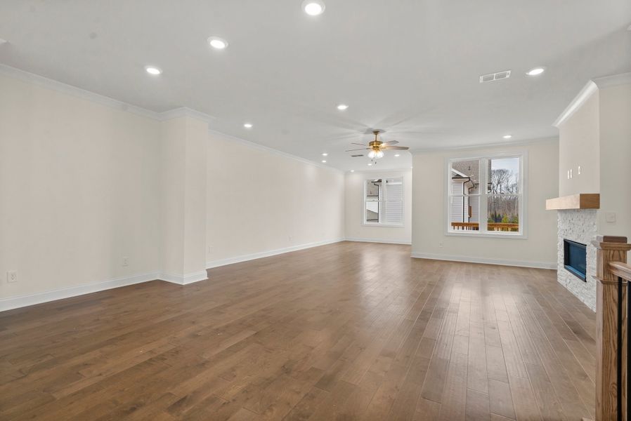 Representative unfurnished interior of a home built from the The Grayson II by The Providence Group in Waterside Townhomes, Peachtree Corners (Image 25).