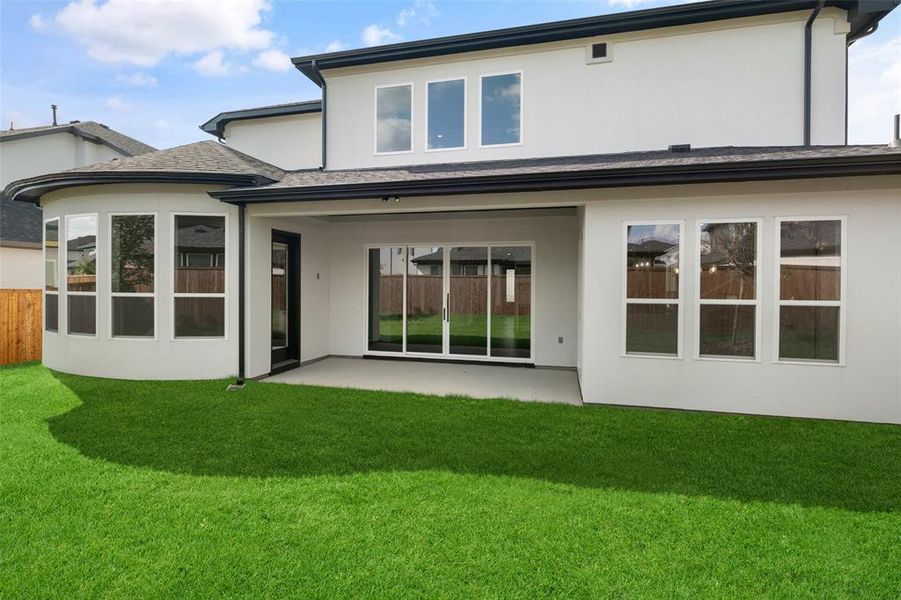Exterior details and patio area of a home in , Frisco (Image 29).