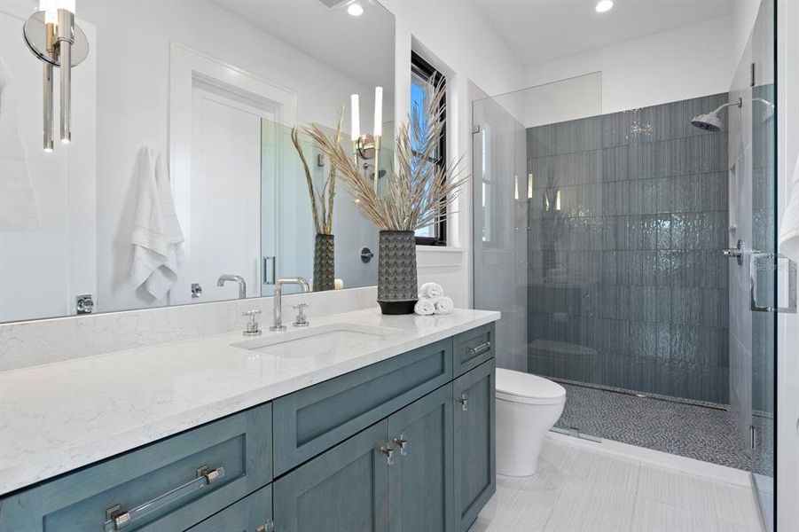 Furnished interior view inside a new home in , St. Petersburg (Image 48).