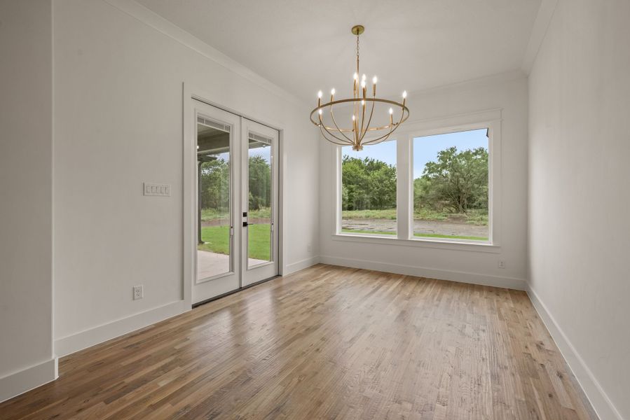 Spacious, unfurnished interior of a new home in Rolling Creek Ranch, Aledo (Image 32). Spacious, unfurnished interior of a new home in Rolling Creek Ranch, Aledo (Image 32).