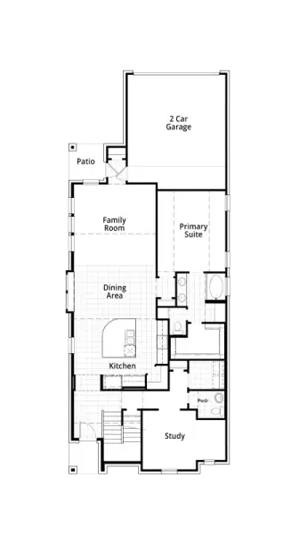 2D floor plan layout of this home in Goodland, Venus, TX (Image 4).