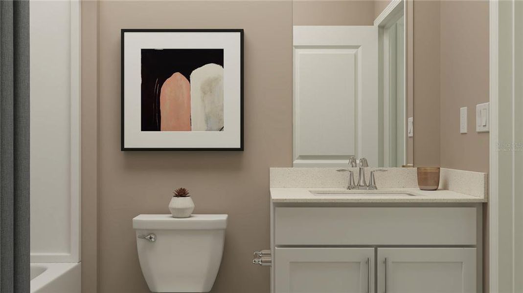 Furnished interior view inside a new home in Bridgewalk: Executive Collection, St. Cloud (Image 30). Furnished interior view inside a new home in Bridgewalk: Executive Collection, St. Cloud (Image 30).