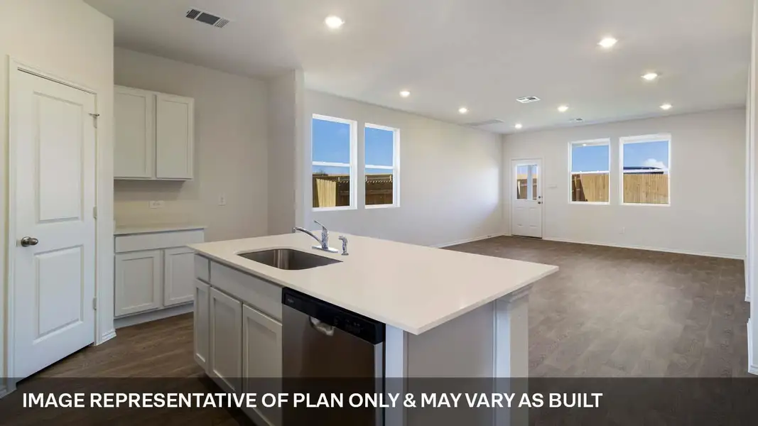 Furnished interior view inside a new home in Marigold, Kyle (Image 3).