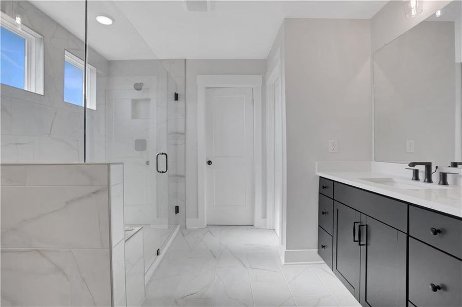 Furnished interior view inside a new home in Marble Tree, Ball Ground (Image 14).