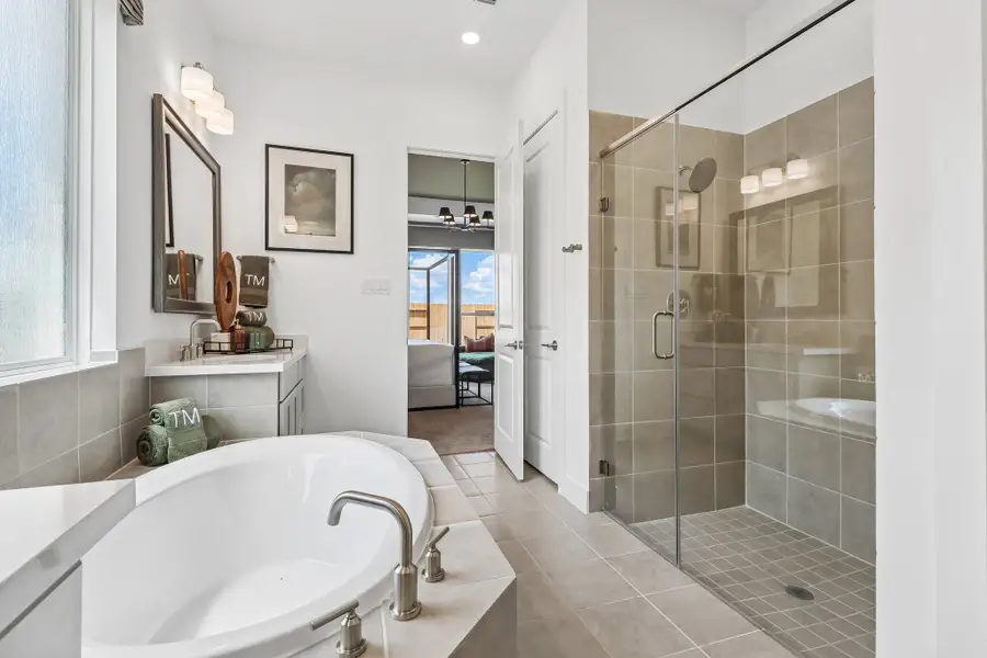 Representative furnished interior of a home built from the Sullivan by Taylor Morrison in Ryehill, Rosenberg (Image 25).
