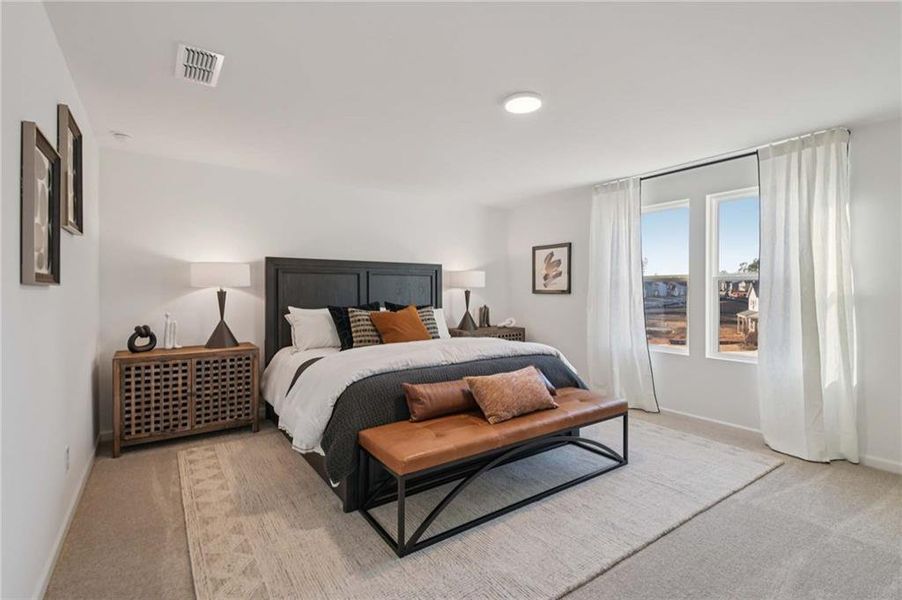 Furnished interior view inside a new home in , Locust Grove (Image 5).